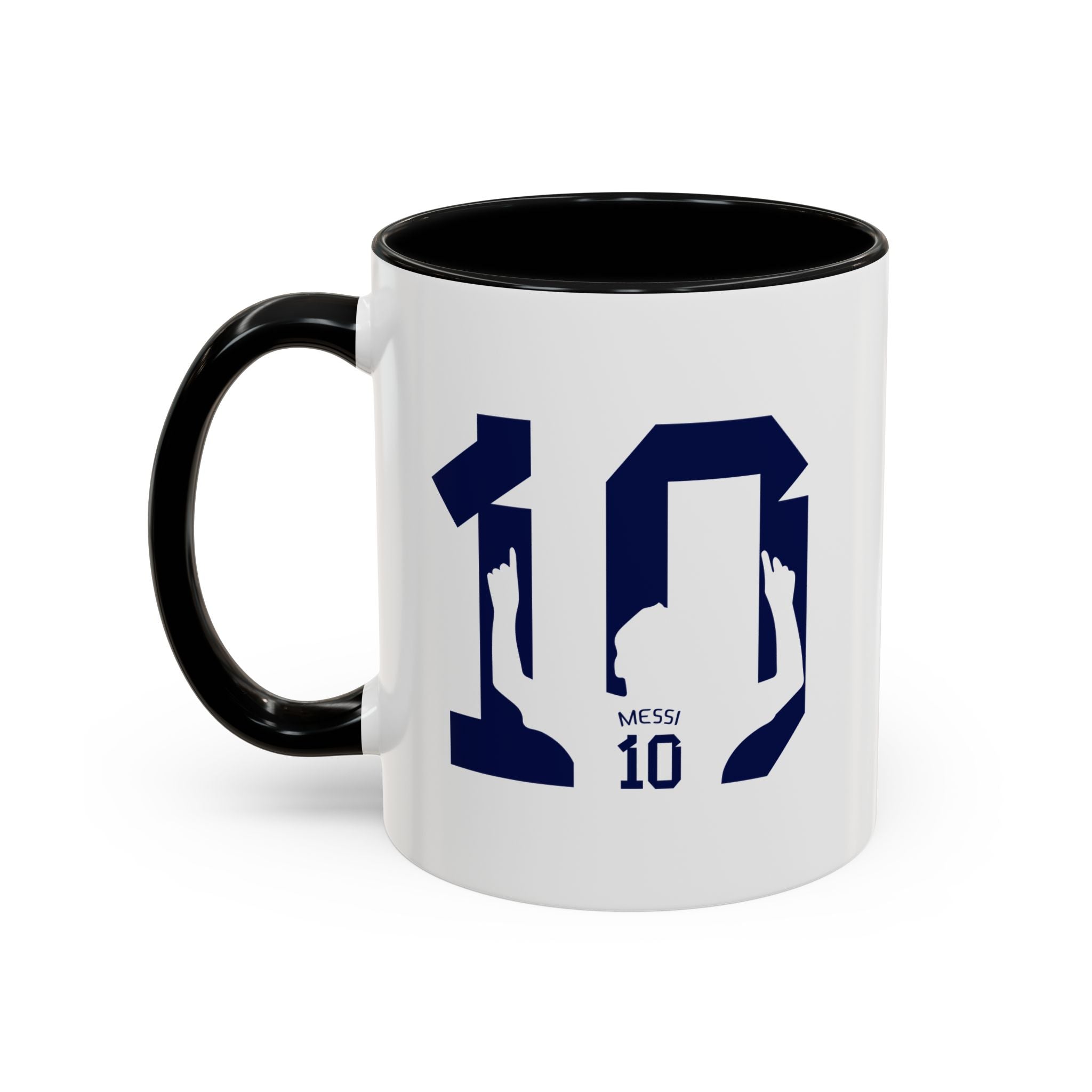 Messi Number 10 Coffee Mug — Soccer Fan Accent Mug