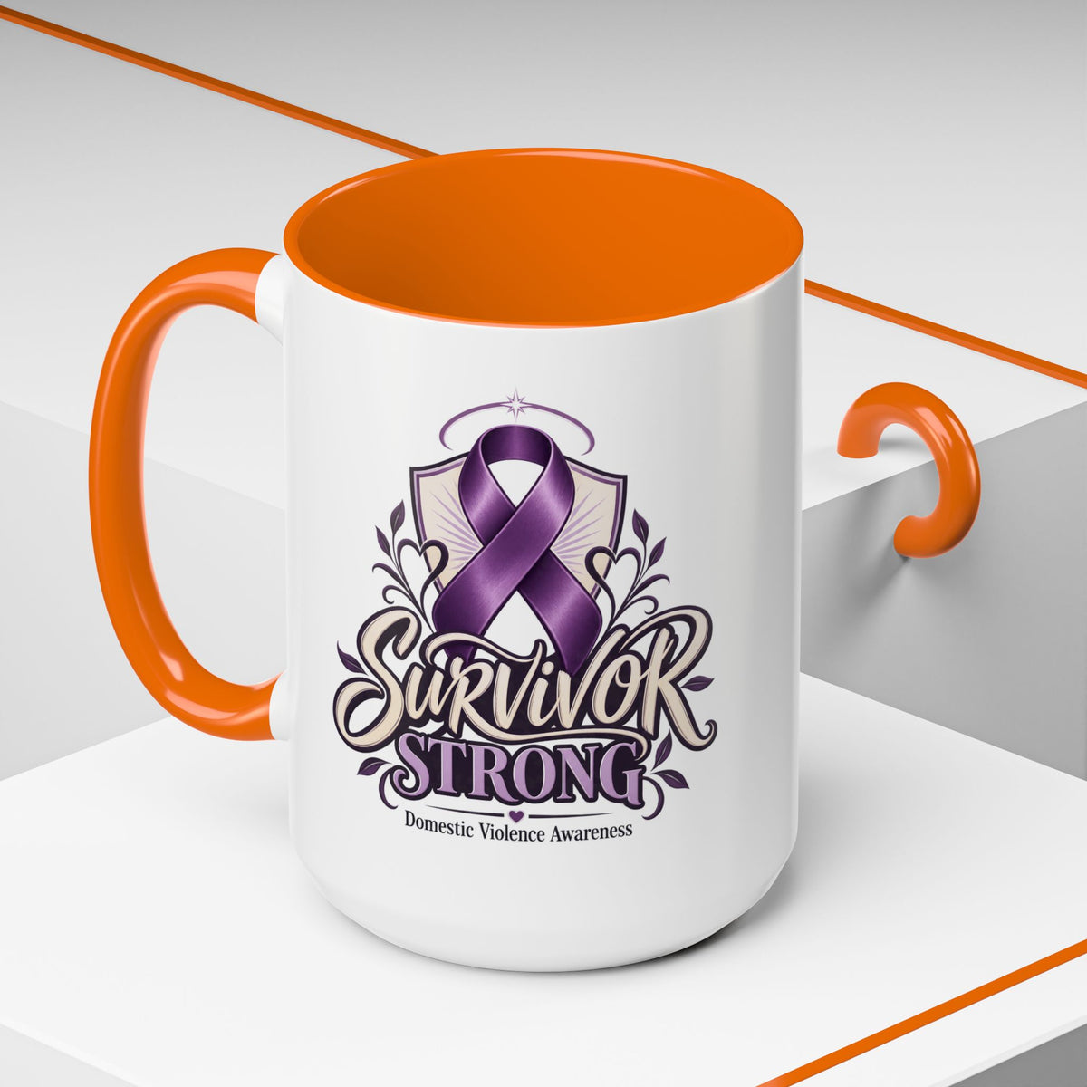Domestic Violence Awareness Survivor Strong Coffee Mug