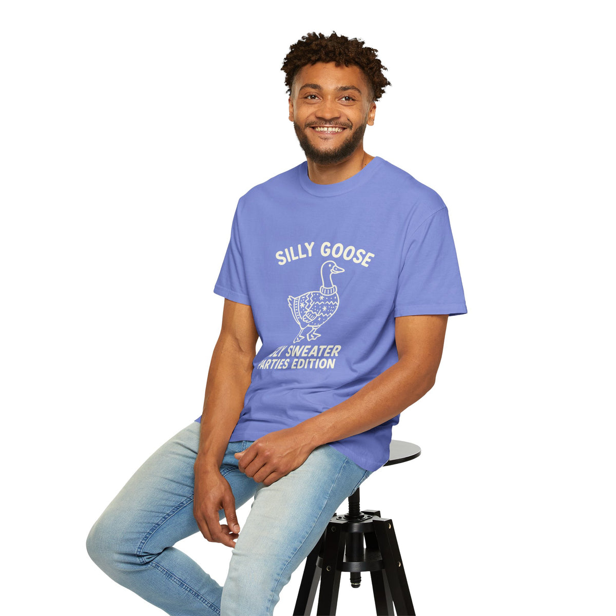 Silly Goose Ugly Sweater Parties Edition T-Shirt - Trending Now - October 2026