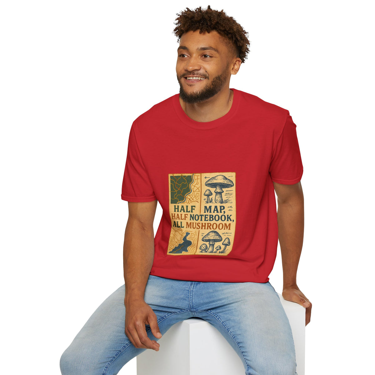 Mushroom Field Guide T-Shirt – Vintage “Half Map, Half Notebook, All Mushroom” Design - Trending Now - October 2026