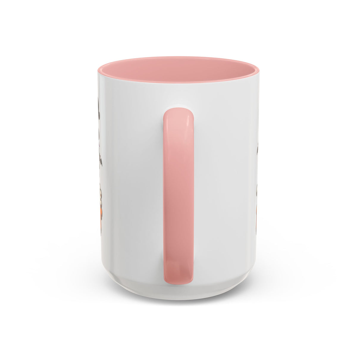 Halloween Coffee Mug - 'Too Cute to Haunt' Ghost Pumpkin Accent Mug