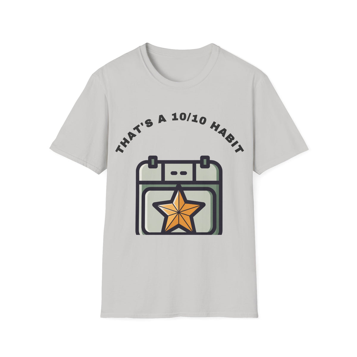 T-Shirt — "That's a 10/10 Habit" Star Patch Graphic Tee - Trending Now - September 2026