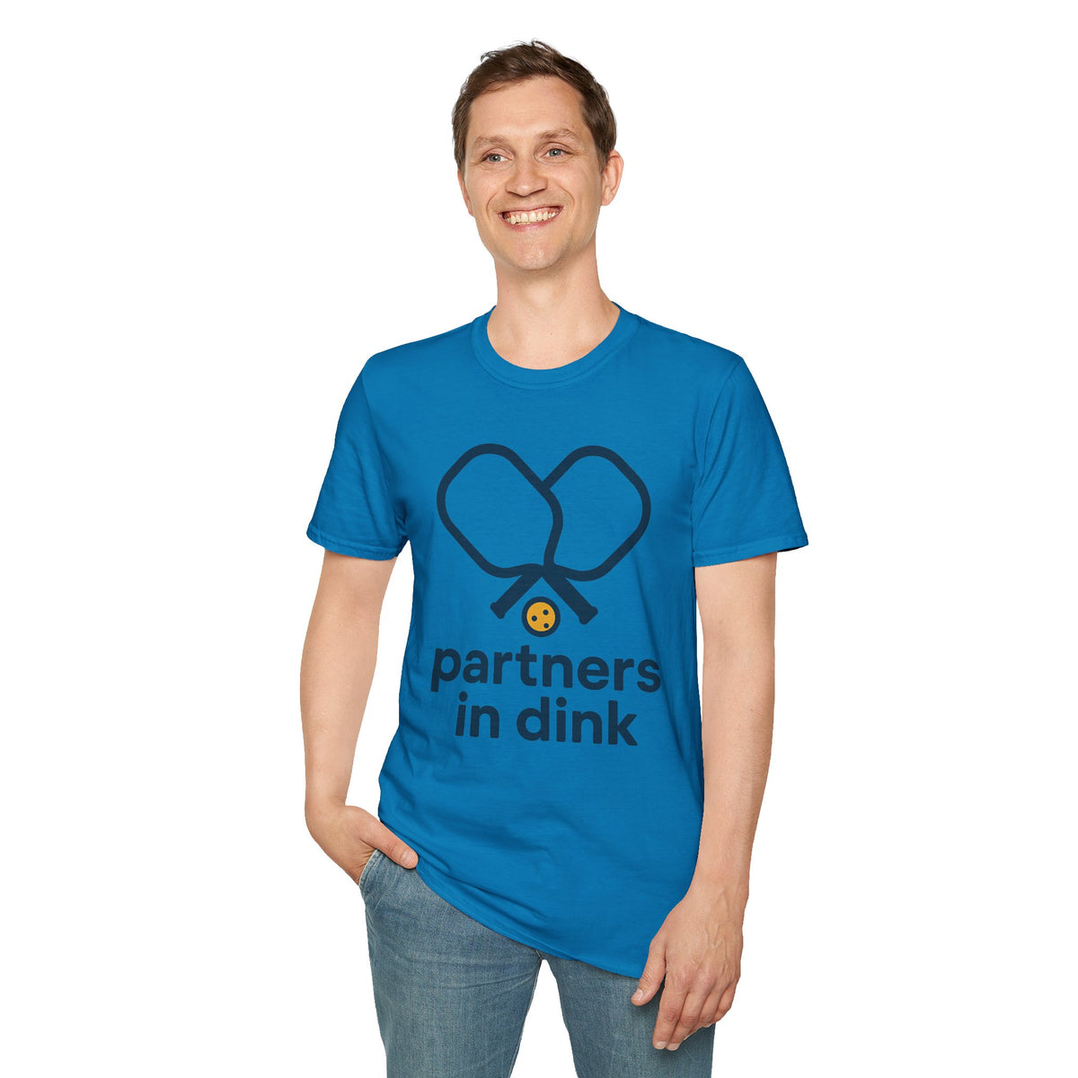 Heart & Dot Minimalist Black T-Shirt — Subtle Blue Heart Graphic - Trending Now - September 2026
