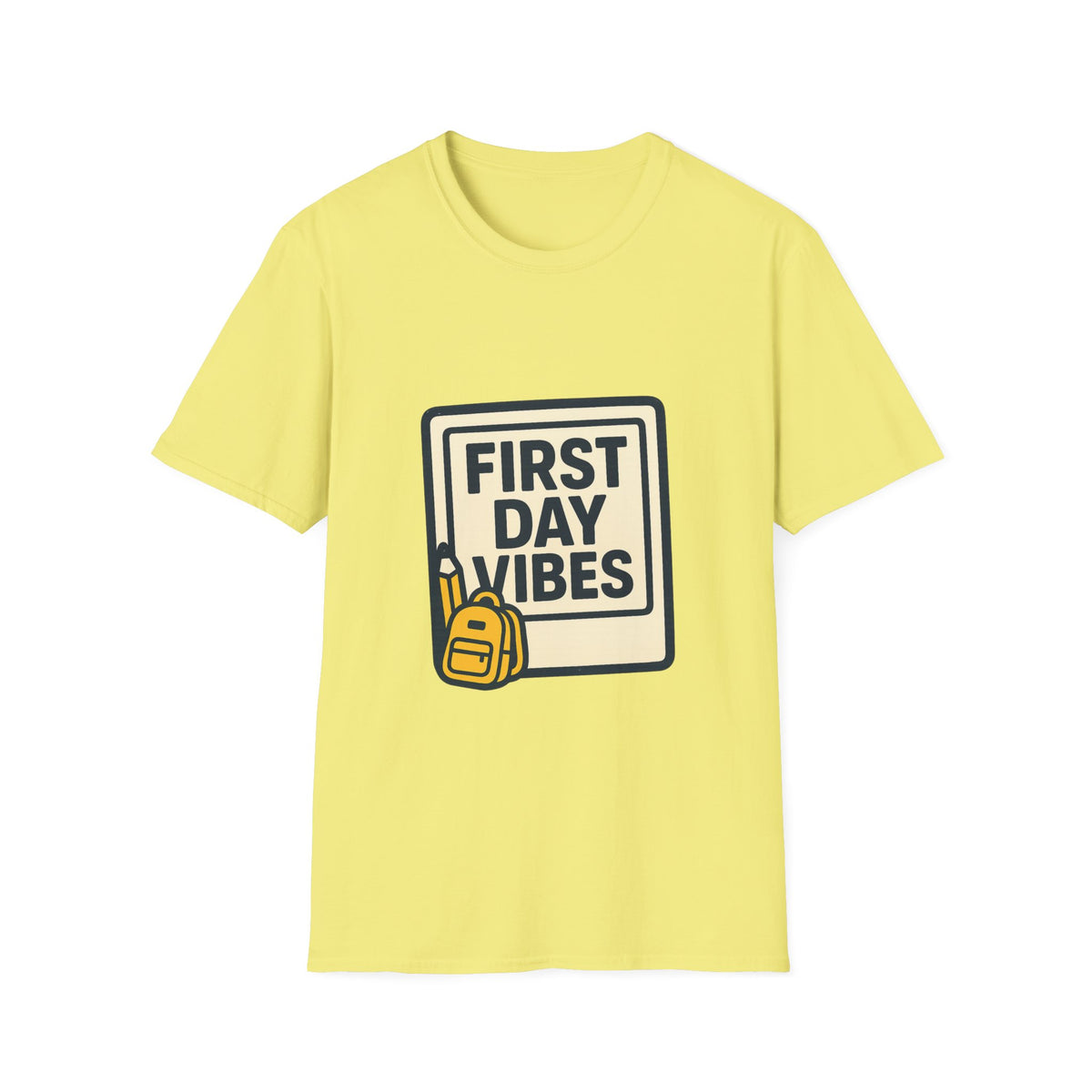 First Day Vibes T-Shirt — 'First Day' Retro Badge Tee - Trending Now - September 2026