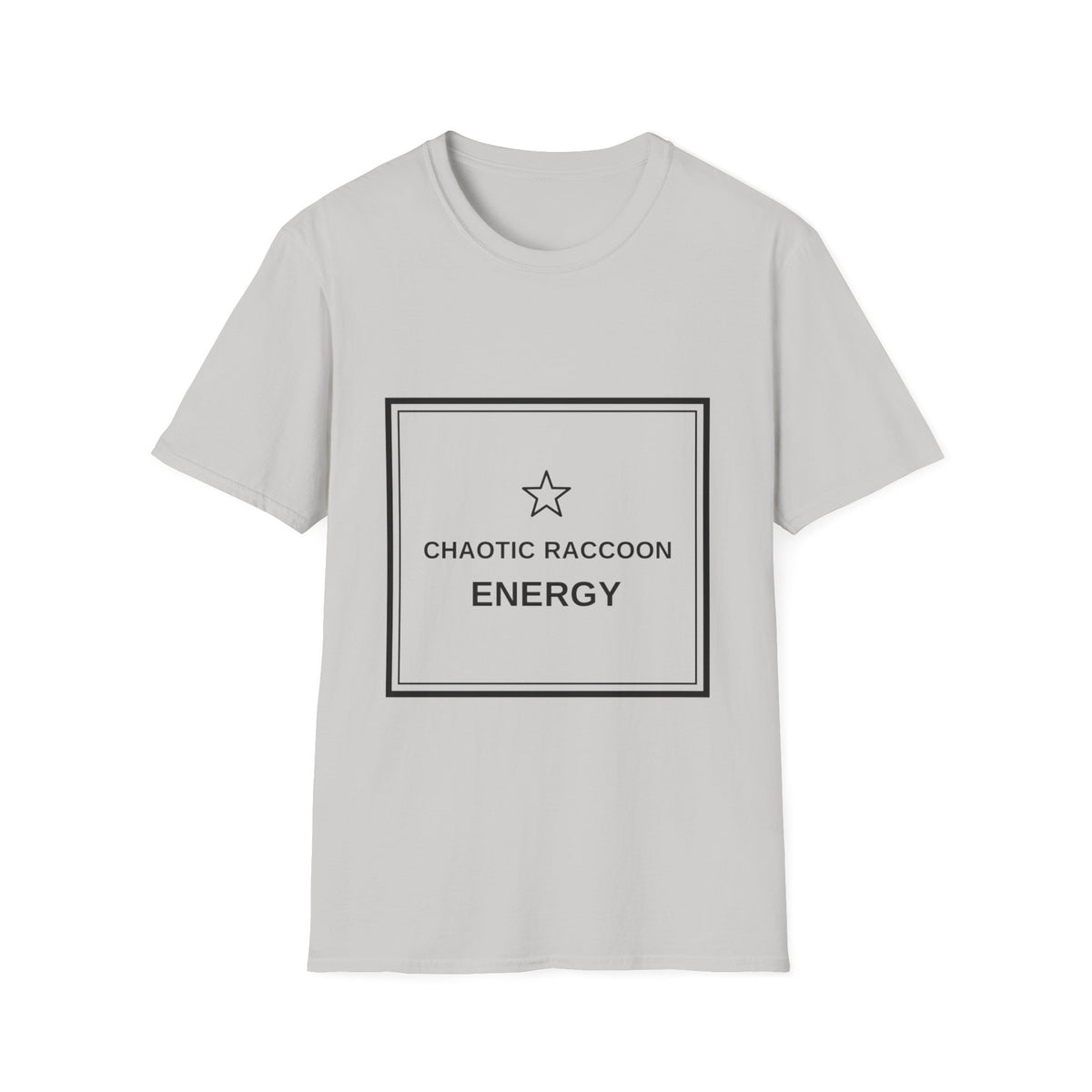 T-Shirt — Chaotic Raccoon Energy Graphic Tee - Trending Now - August 2026