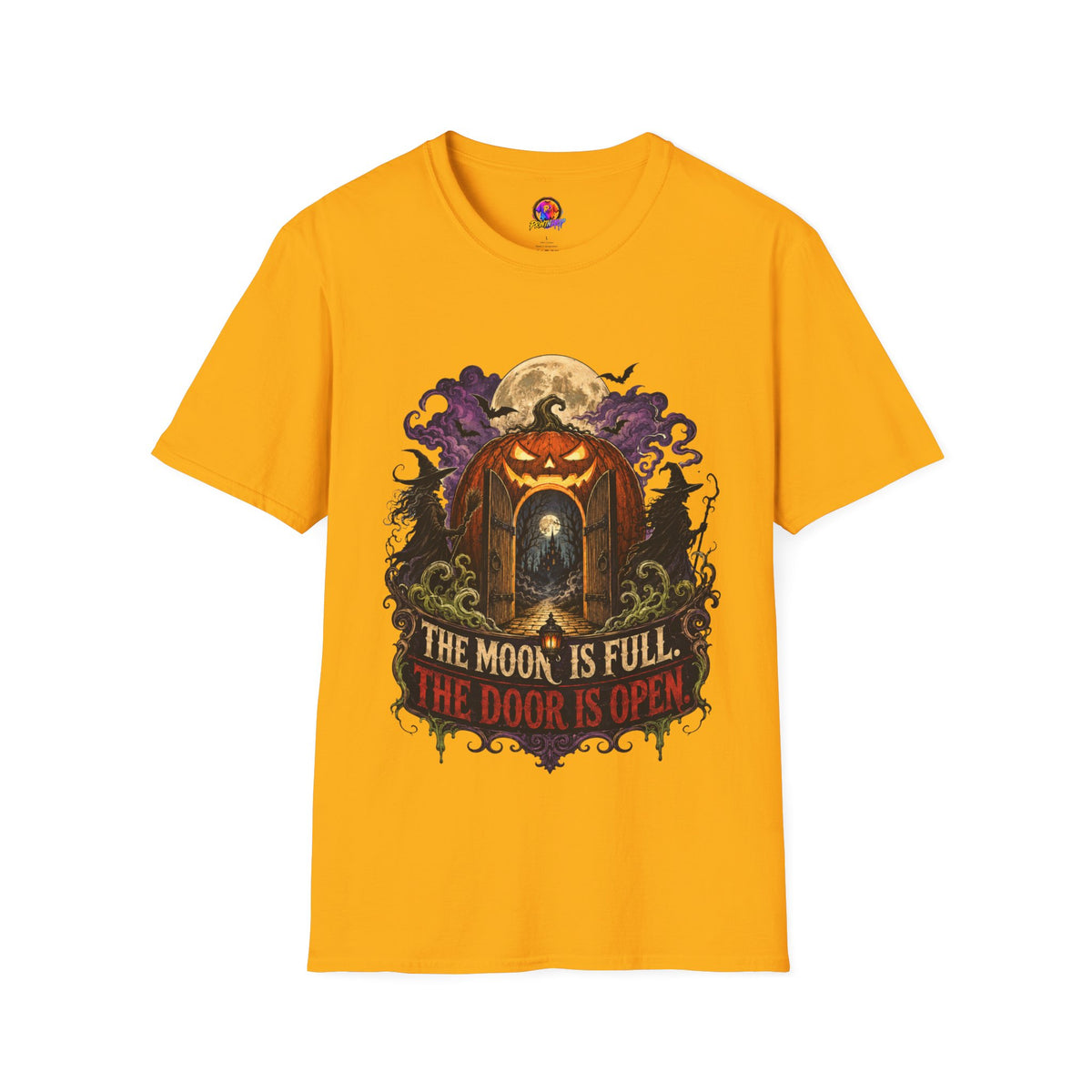 Halloween The Moon Is Full Unisex Softstyle T-Shirt