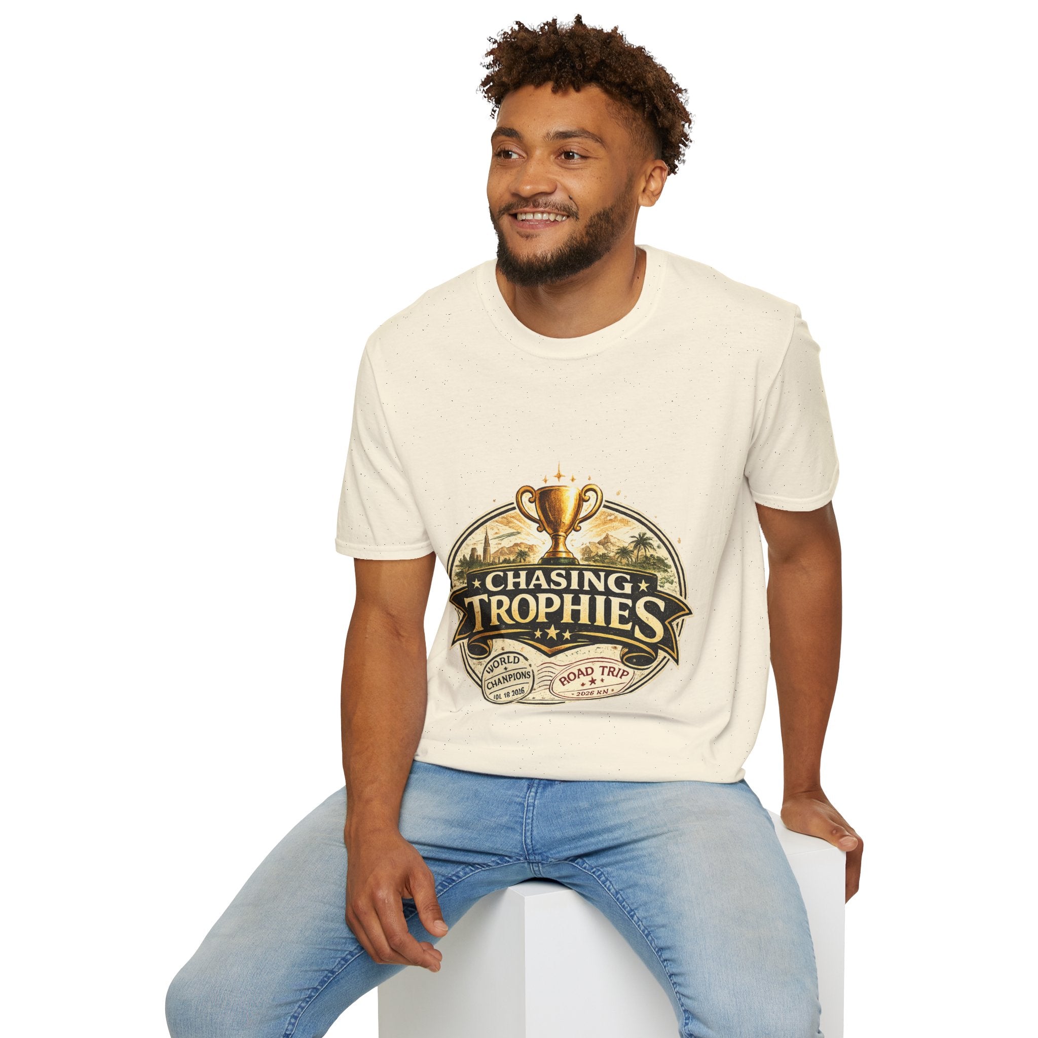 T-Shirt — Chasing Trophies Vintage Trophy Graphic Tee