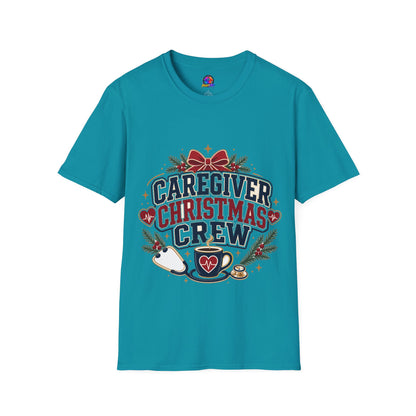 Caregiver Christmas Crew T-Shirt — Holiday Nurse & Caregiver Gift