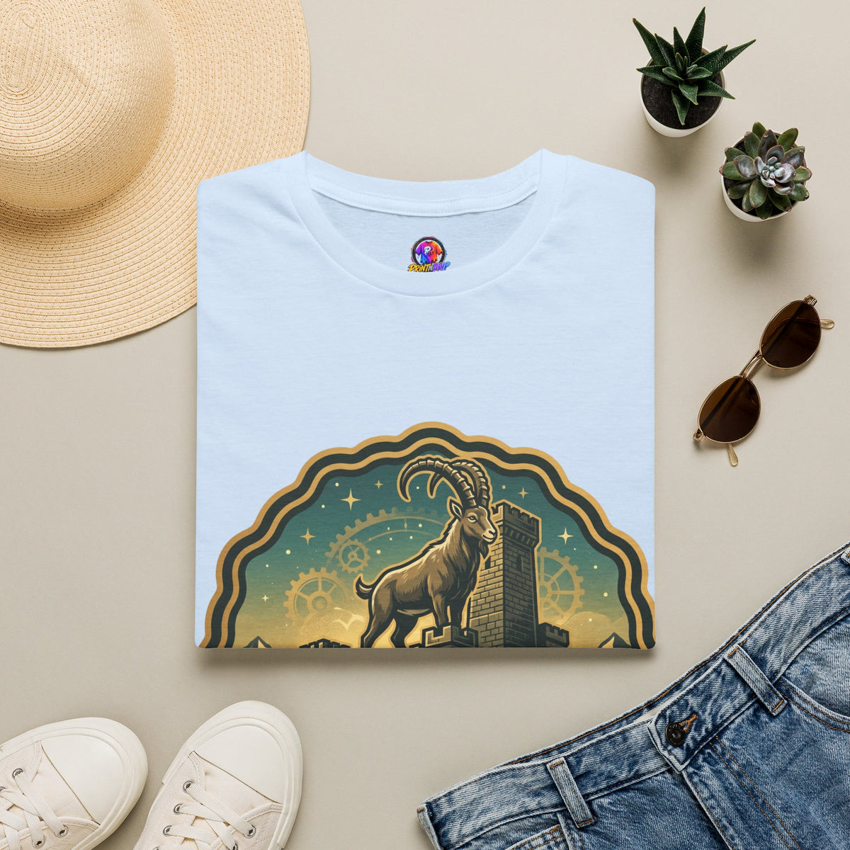 Capricorn Energy T-Shirt — "Silent Moves, Loud Results" Zodiac Tee