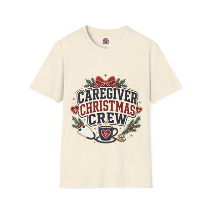 Caregiver Christmas Crew T-Shirt — Holiday Nurse & Caregiver Gift