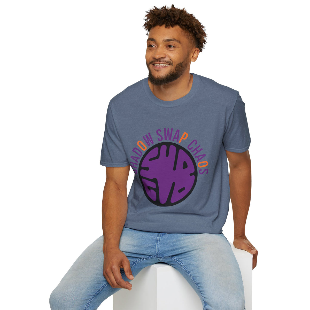 T-Shirt — "Shadow Swap Chaos" Purple Brain Graphic Tee - Trending Now - August 2026