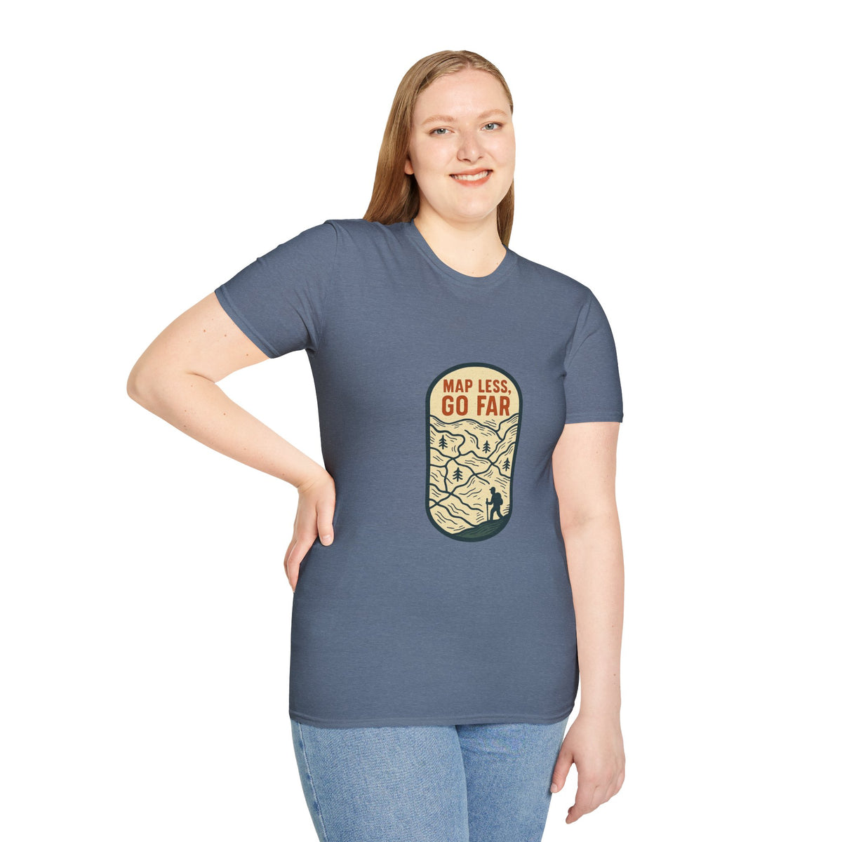 Map Less Go Far T‑Shirt — Vintage Adventure Travel Tee - Trending Now - August 2026