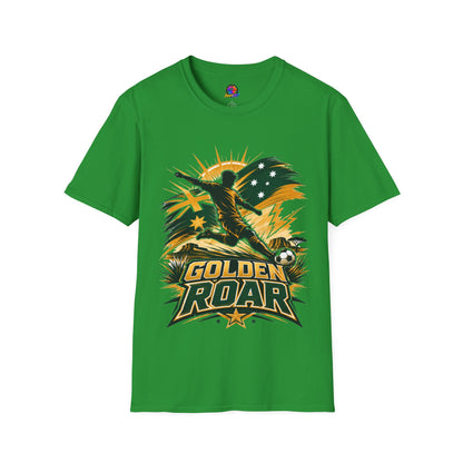 Australia Golden Roar Soccer T-Shirt — Australian Football Fan Tee