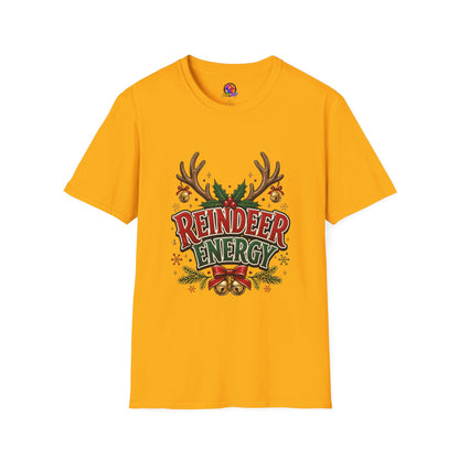 Reindeer Energy Christmas T-Shirt