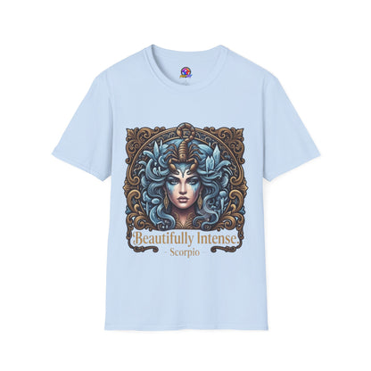 Scorpio Astrology T-Shirt — "Beautifully Intense" Zodiac Graphic Tee