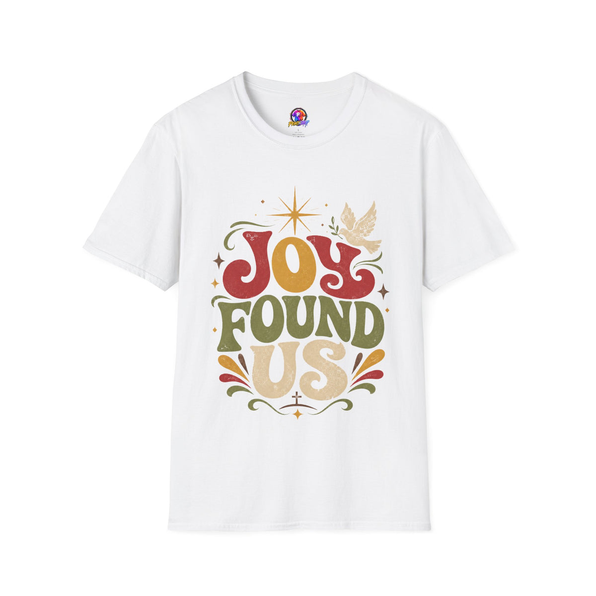 Joy Found Us T‑Shirt — Retro Christmas Holiday Graphic Tee