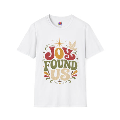Joy Found Us T‑Shirt — Retro Christmas Holiday Graphic Tee