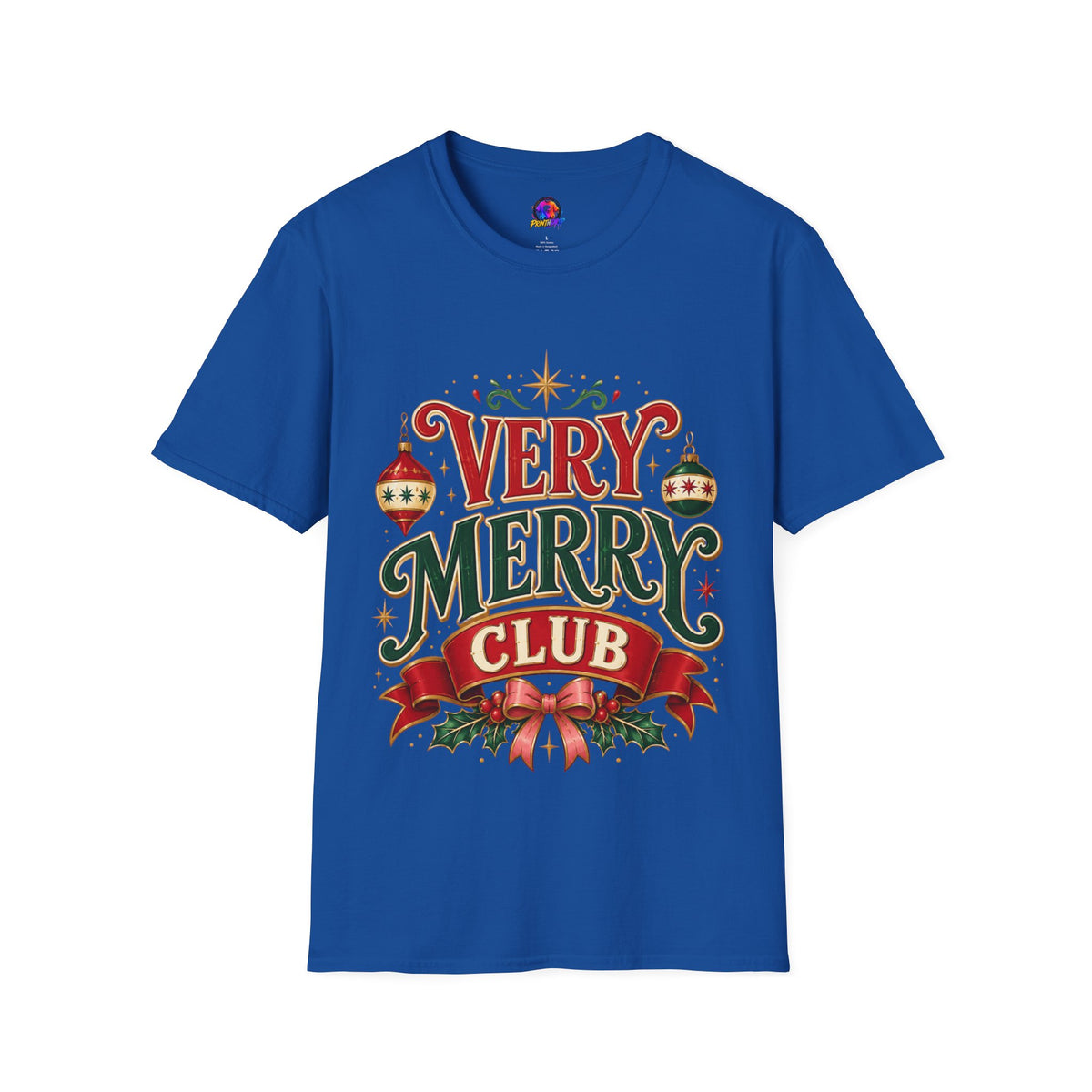 Very Merry Club T-Shirt — Festive Christmas Holiday Tee
