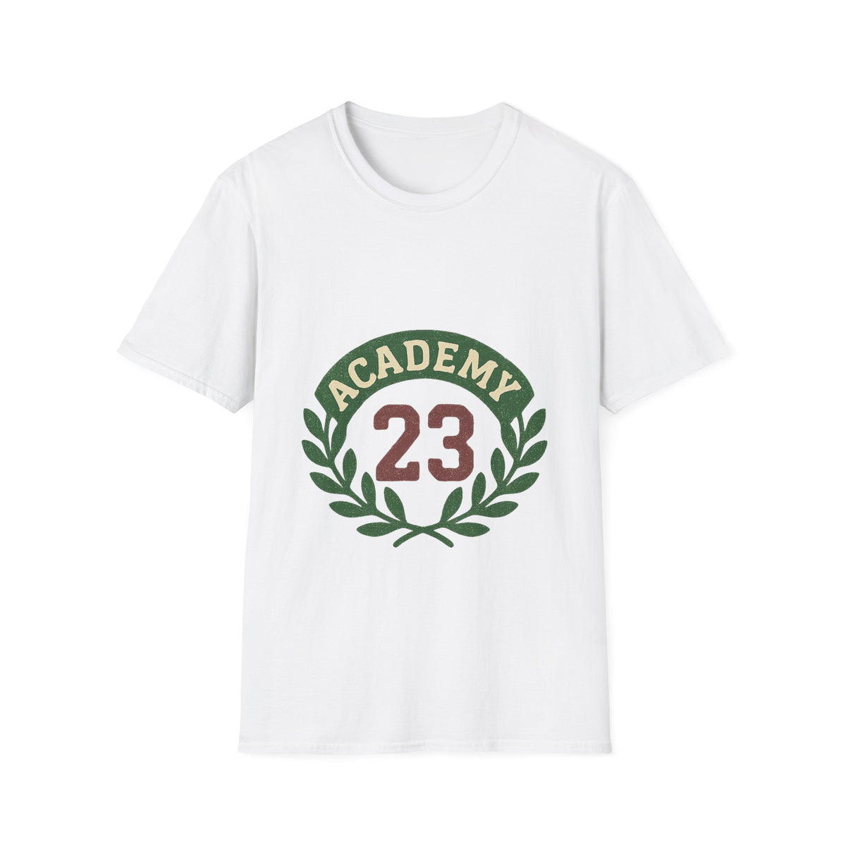 Academy 23 Badge T-Shirt — Vintage Laurel Emblem Tee - Trending Now - August 2026