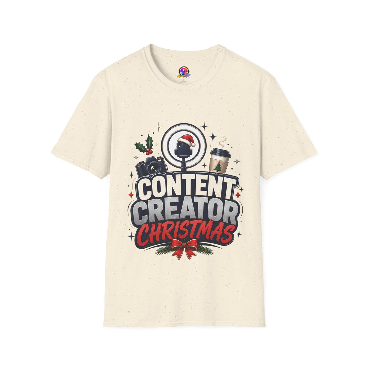 Content Creator Christmas T-Shirt