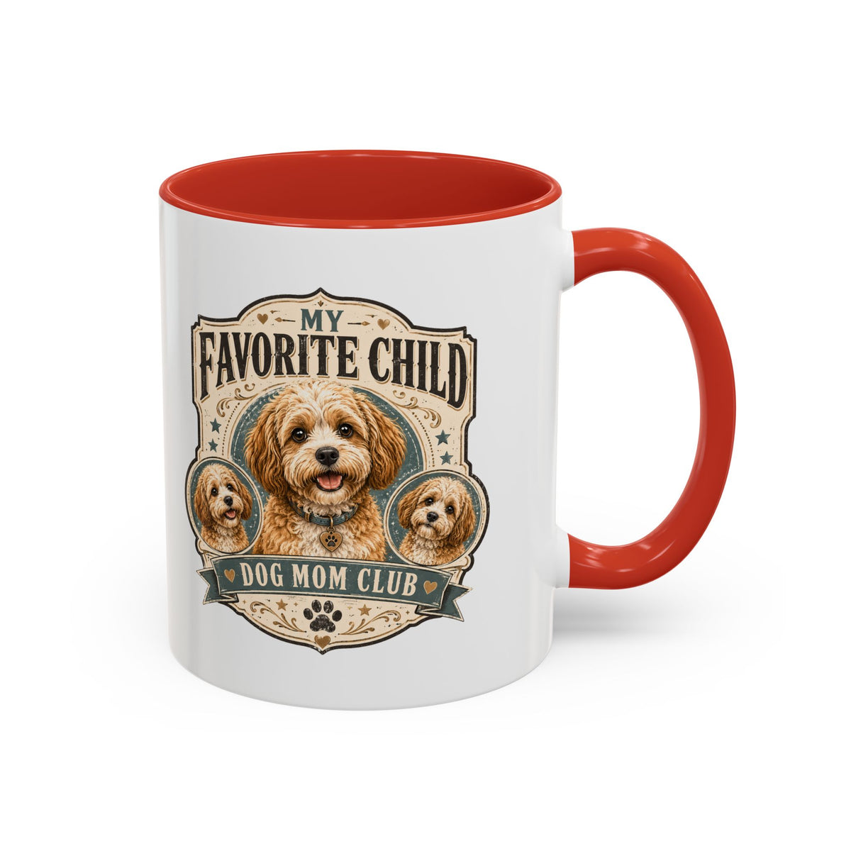 Milo Bailey Dog Dad Mom My Favorite Child Dog Mom Club Accent Coffee Mug