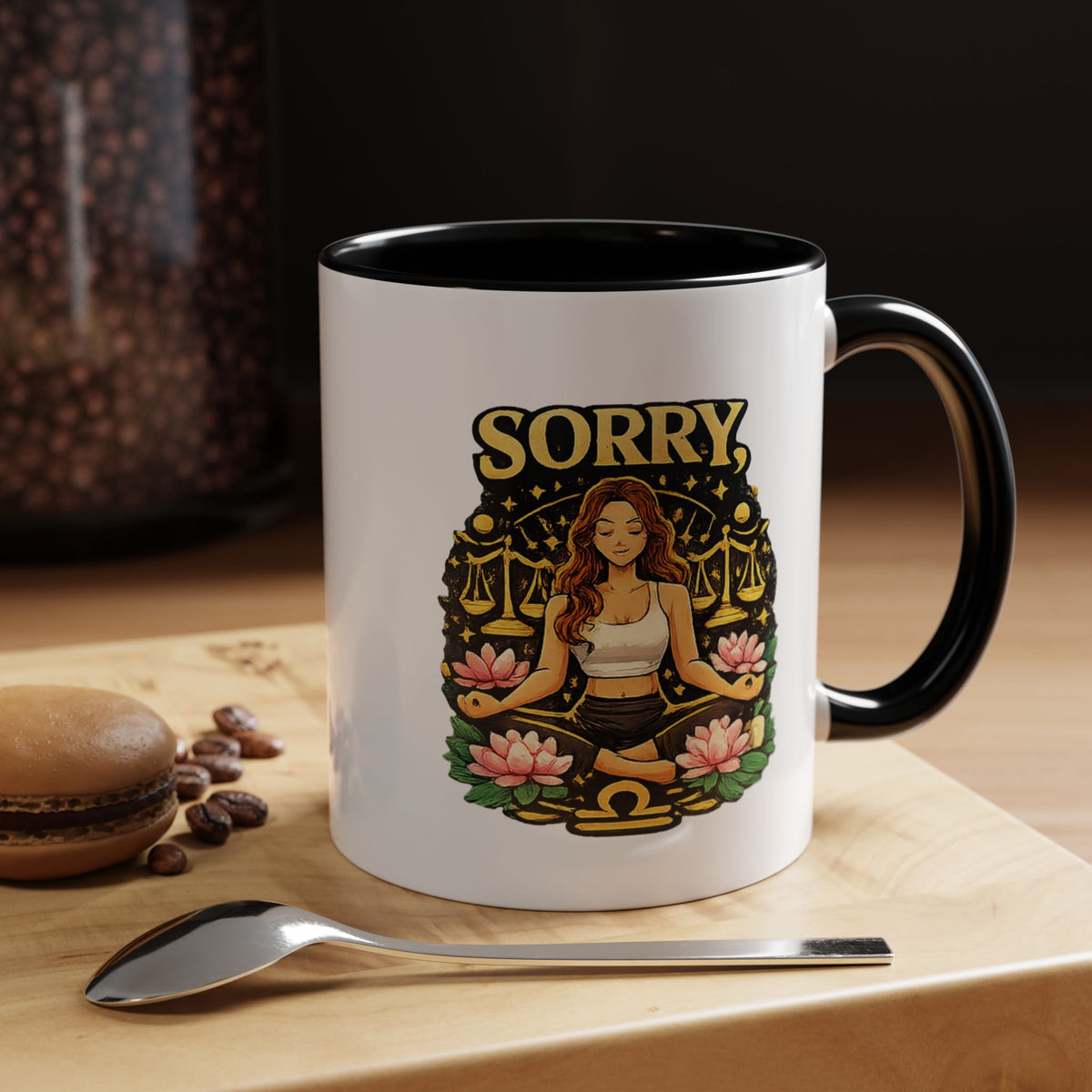 Libra Zodiac Accent Coffee Mug