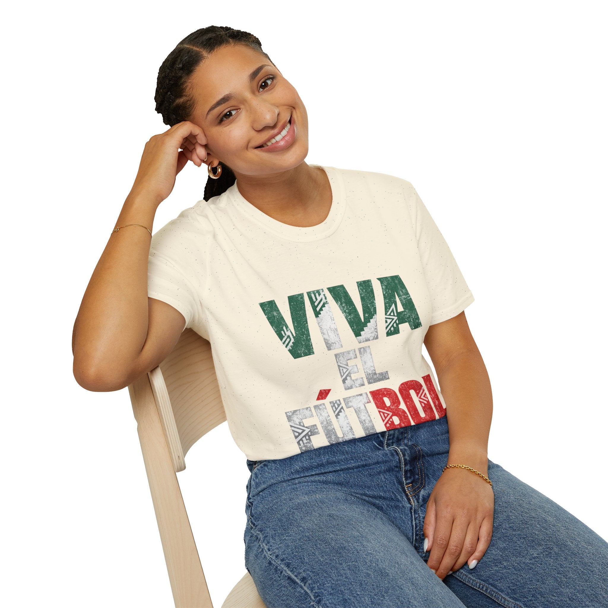 Mexico T-Shirt — "Viva El Fútbol" Mexican Soccer Graphic Tee