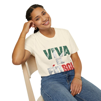 Mexico T-Shirt — "Viva El Fútbol" Mexican Soccer Graphic Tee