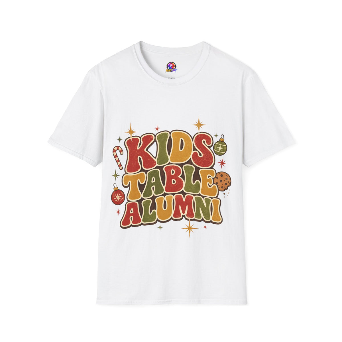 Kids Table Alumni T-Shirt — Retro Holiday Family Dinner Tee