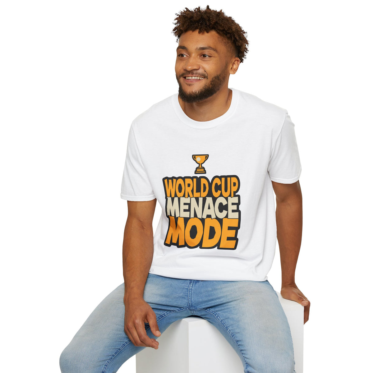 World Cup Menace Mode T-Shirt — Funny Soccer Fan Tee with Trophy Graphic - Trending Now - August 2026