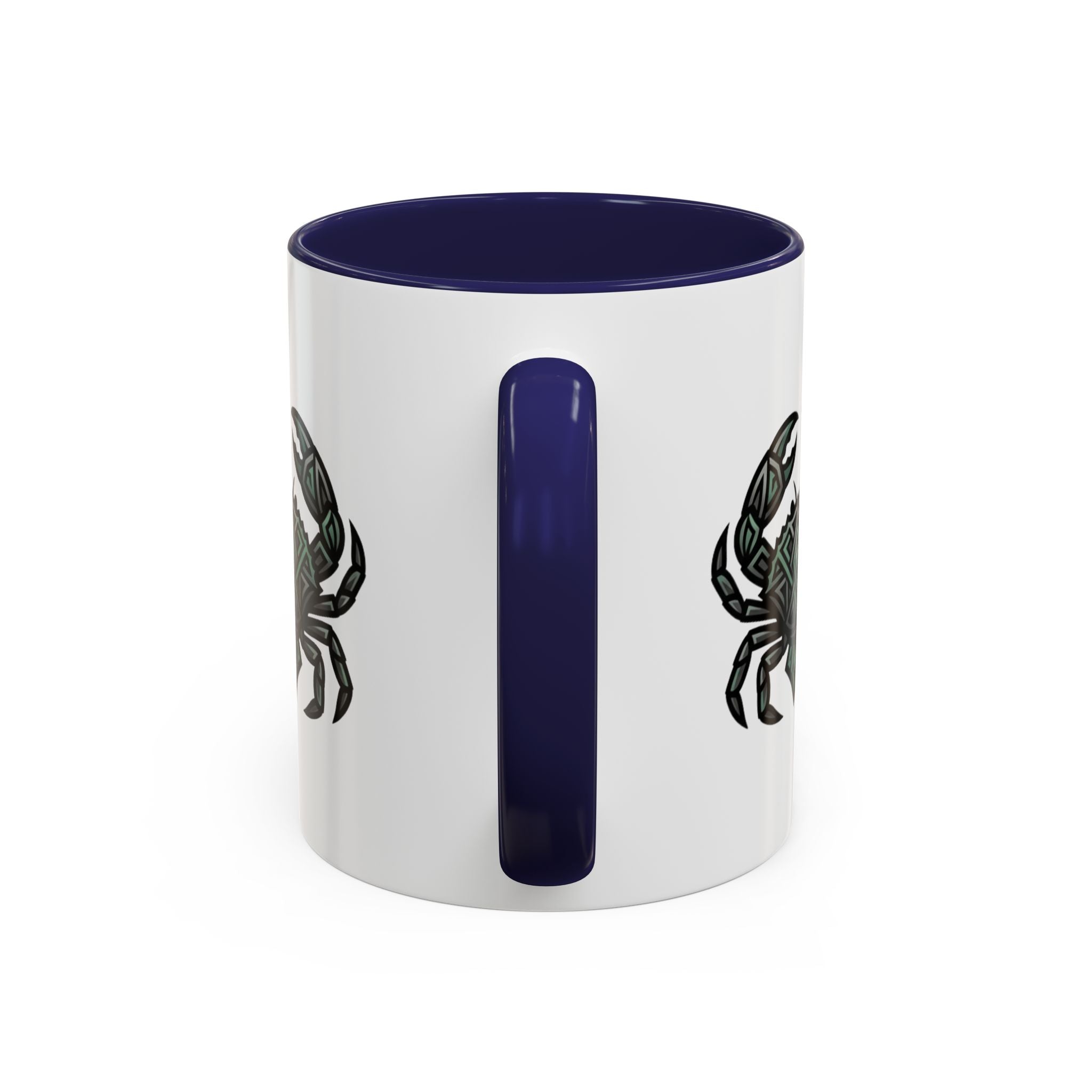 Cancer Zodiac Coffee Mug — Geometric Crab Accent Mug