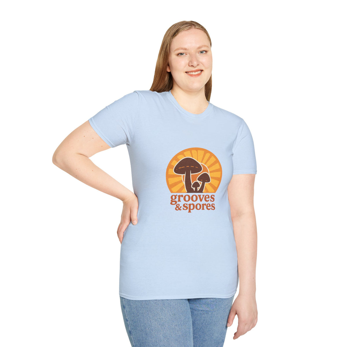 Vintage Mushroom T-Shirt — 'Grooves & Spores' Retro Psychedelic Tee - Trending Now - August 2026