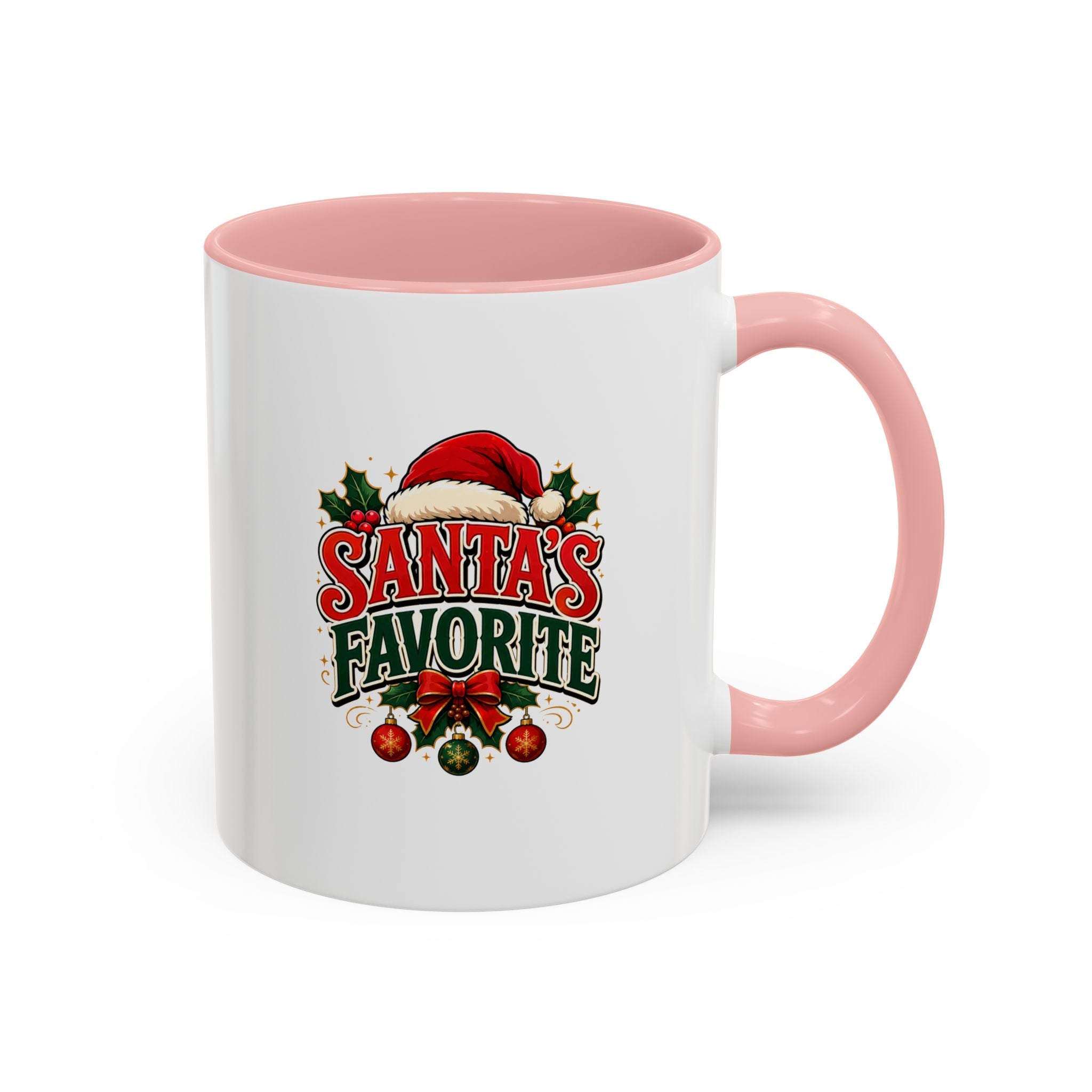 Santa's Favorite Accent Coffee Mug – Festive Holiday Ceramic Gift