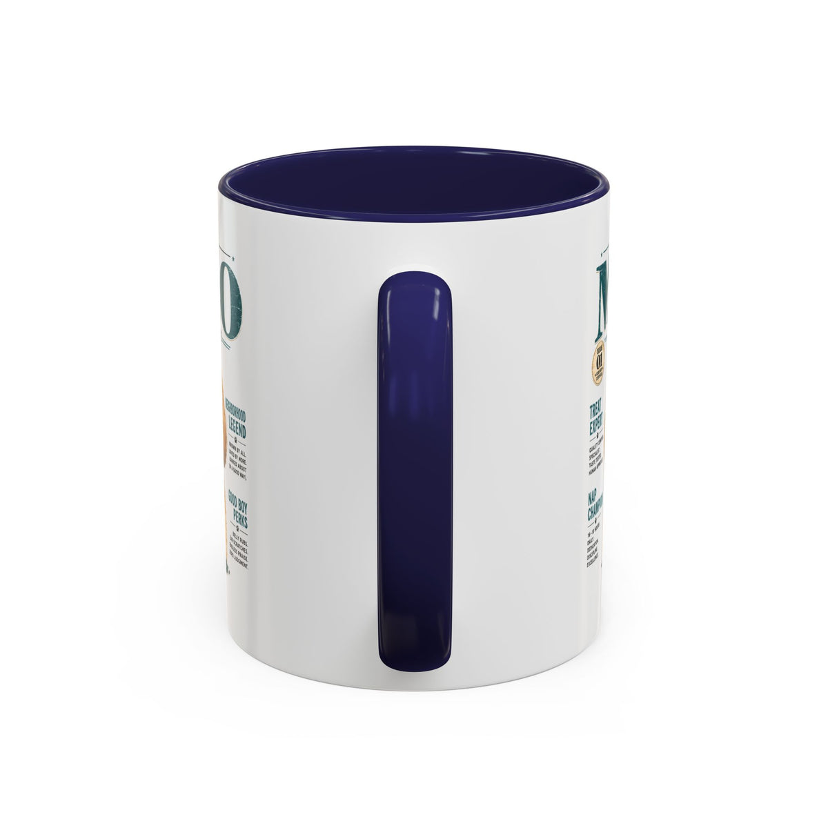 Milo Bailey Dog Dad Mom Milo Magazine-Style Accent Coffee Mug — Cute Dog Portrait