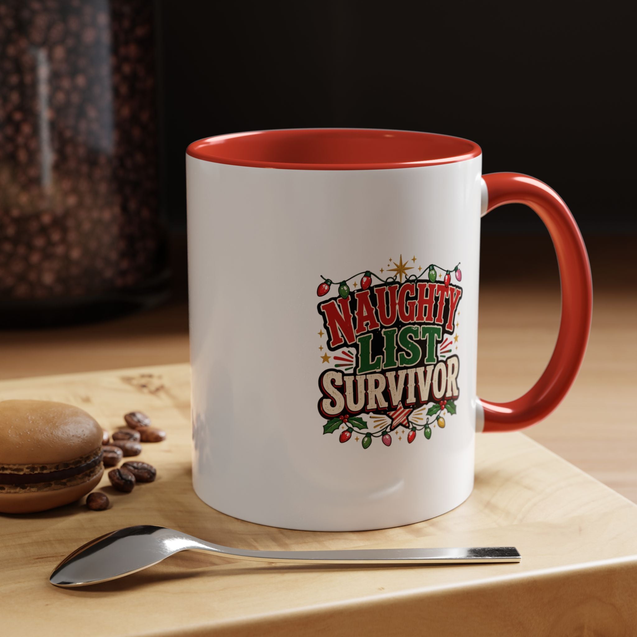 Accent Coffee Mug Naughty List Survivor