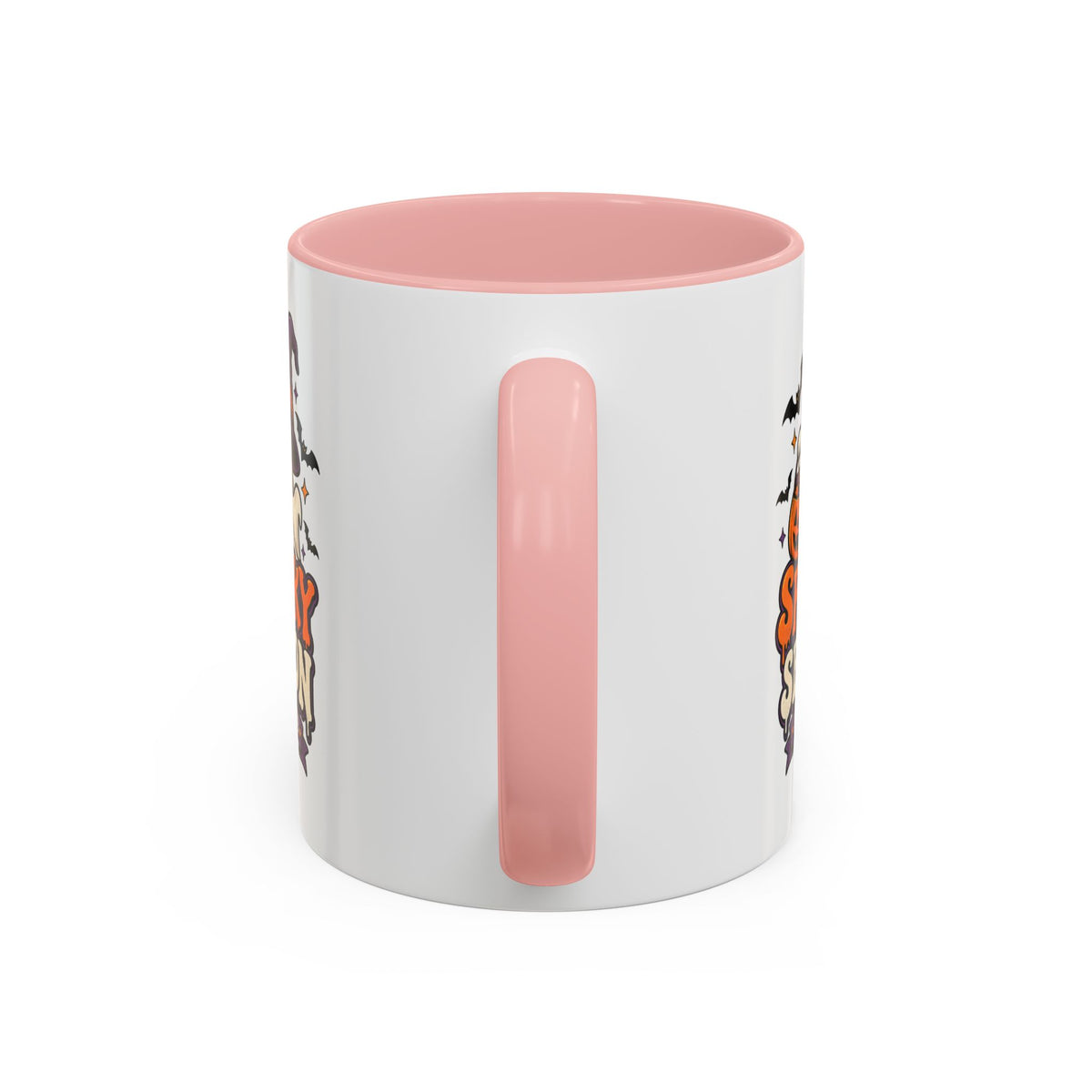 Spooky Season Coffee Mug — Cute Ghost Halloween Accent Mug (11/15oz)