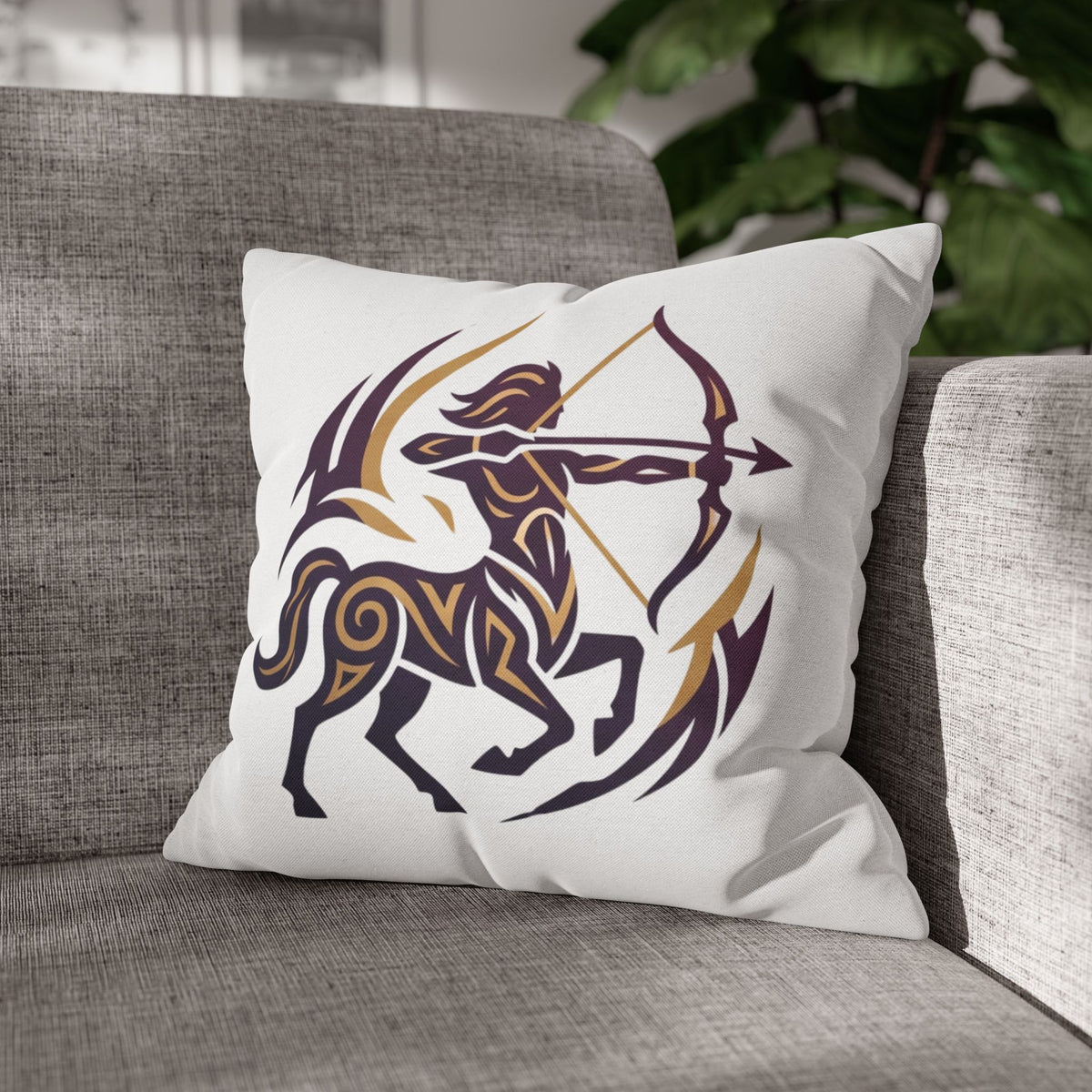Sagittarius Archer Decorative Pillow Spun Square Pillowcase