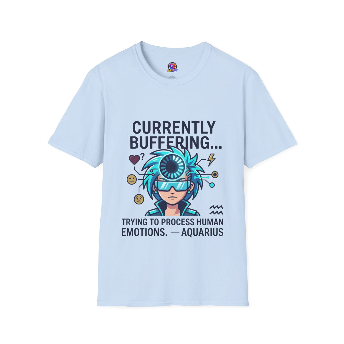 Currently Buffering T-Shirt — Funny Aquarius Zodiac Tee