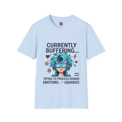 Currently Buffering T-Shirt — Funny Aquarius Zodiac Tee