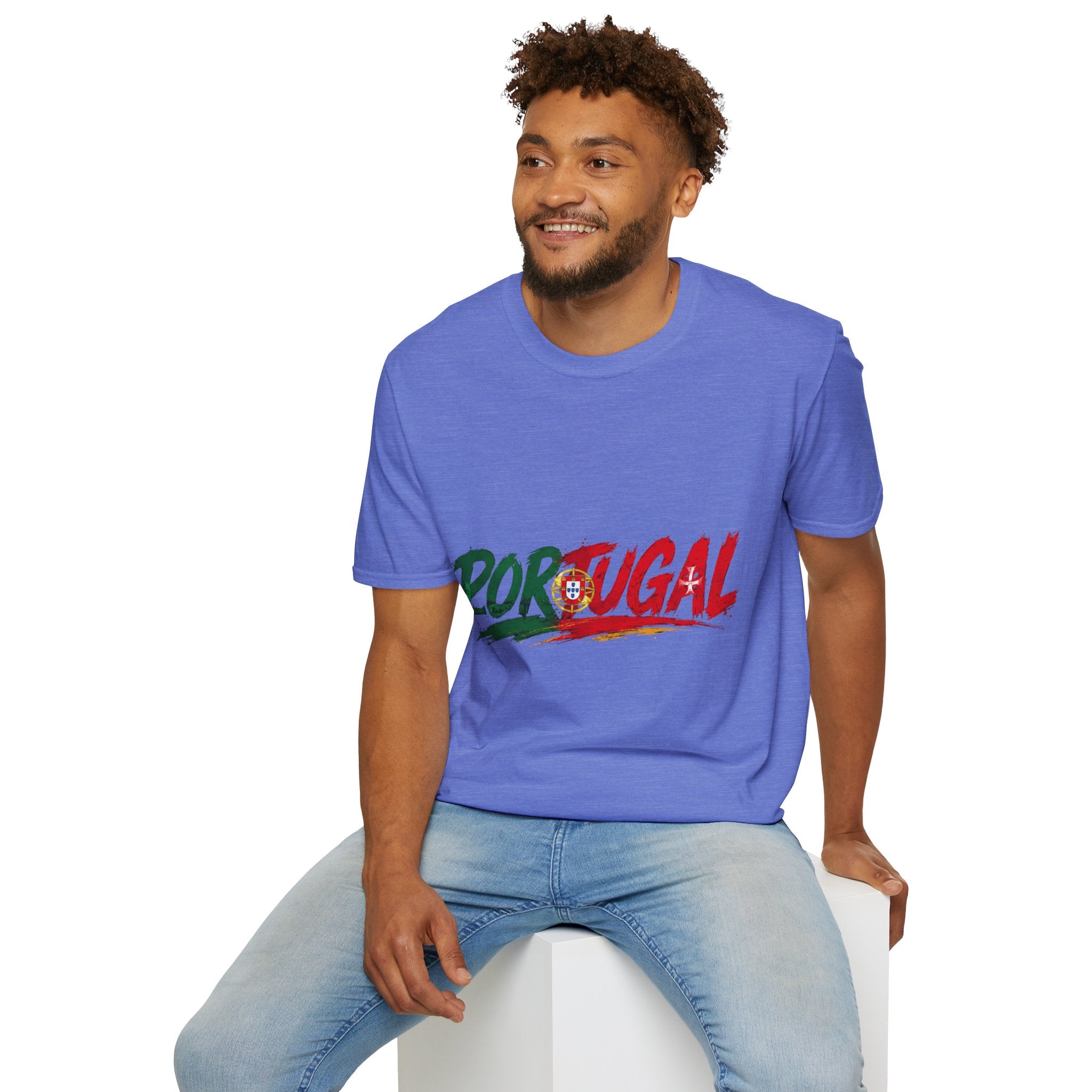 Portugal Flag Script T-Shirt — Portuguese Pride Tee