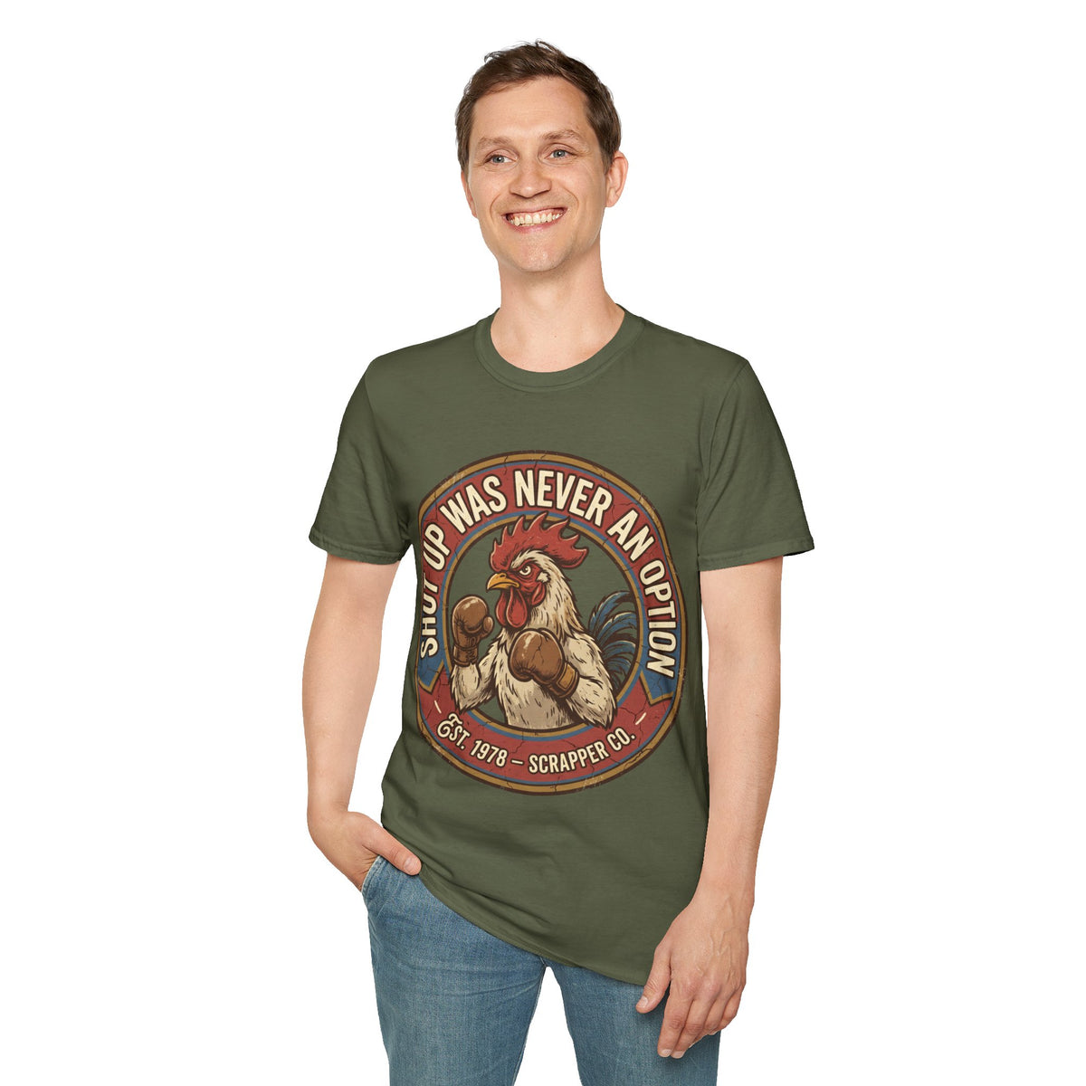 Graphic T-Shirt — “Shut Up Was Never an Option” Funny Retro Cowgirl Tee - Trending Now - September 2026