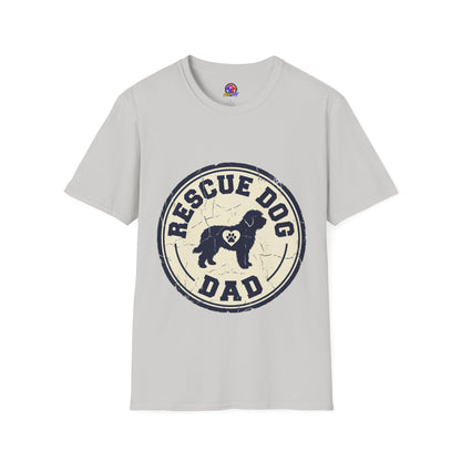 Rescue Dog Dad T-Shirt – Vintage Shelter Pup Support Tee