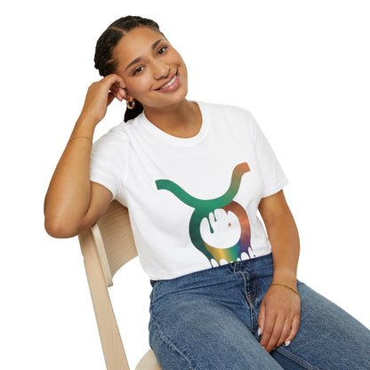Taurus Drip Graphic Tee — Rainbow Zodiac Bull Shirt