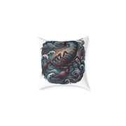 Scorpio Zodiac Square Poly Canvas Pillow