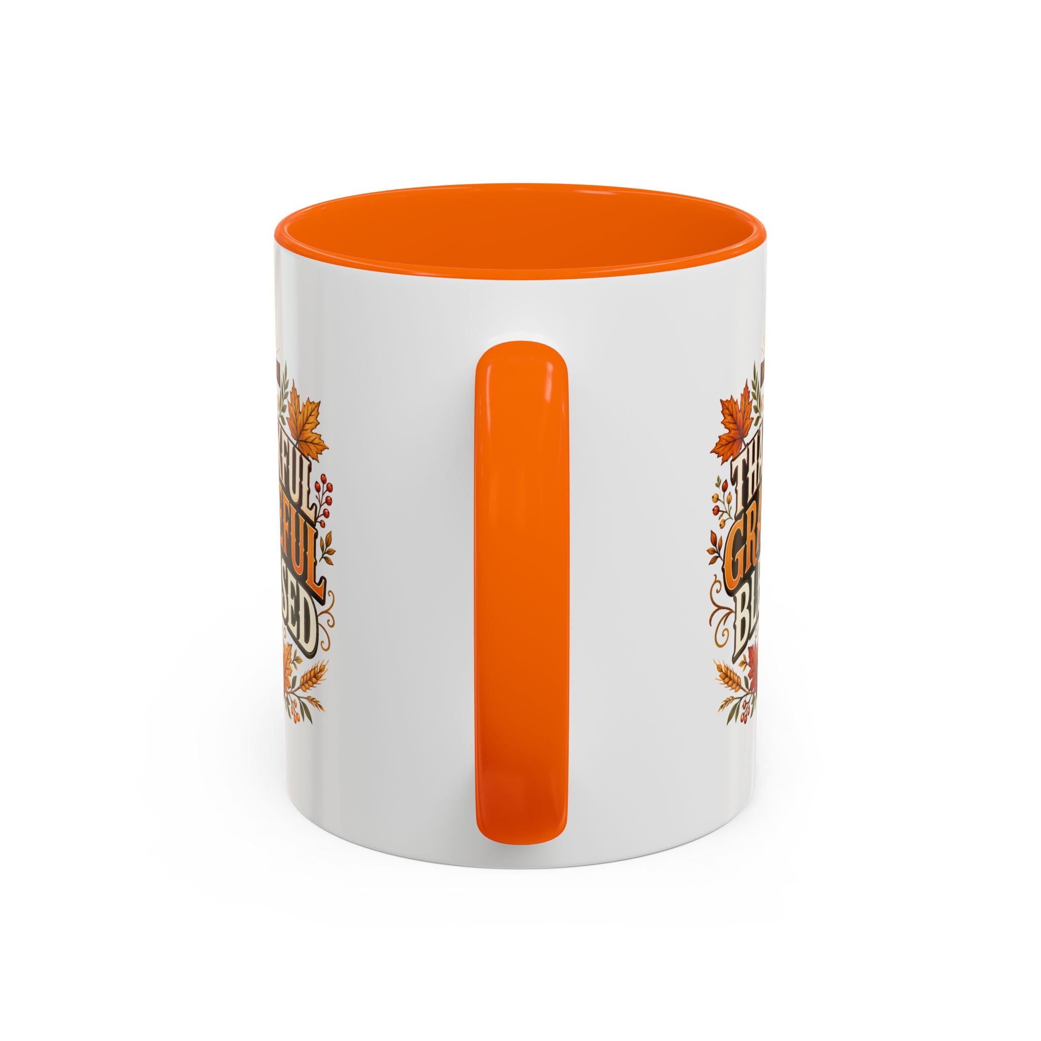 Thanksgiving Mug Thankful Grateful Blessed Coffee Mug