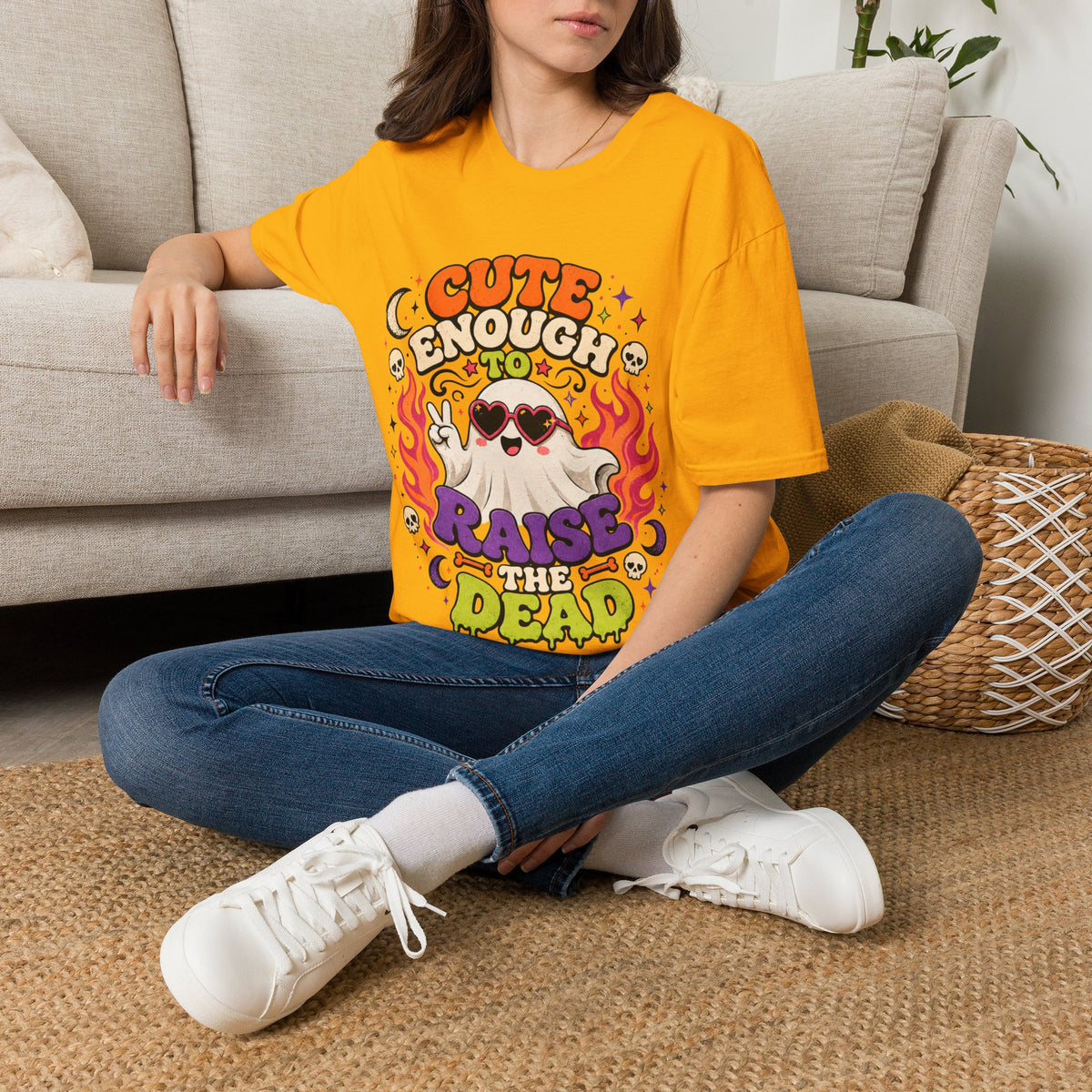 Halloween Cute Enough Unisex Softstyle T-Shirt