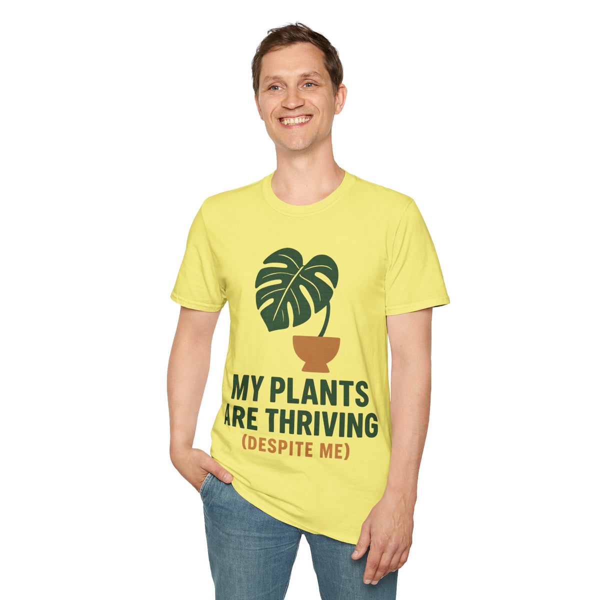 Plant Lover T-Shirt — 'My Plants Are Thriving, Therapy Not' Potted Monstera Tee - Trending Now - September 2026