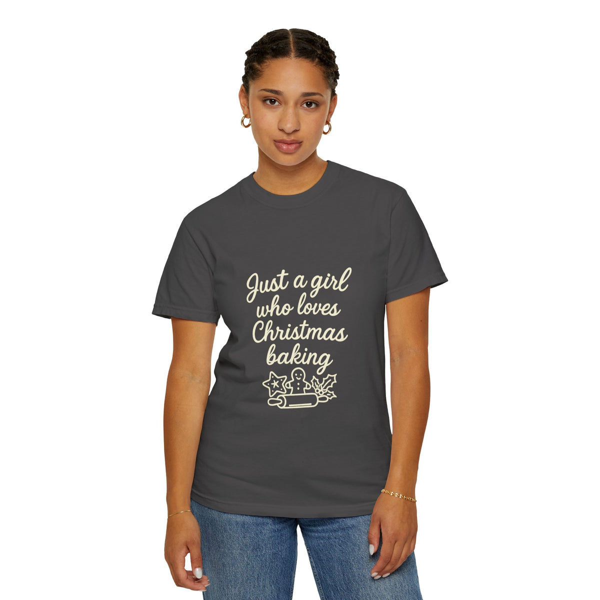 Christmas Baking T-Shirt — "Just a Girl Who Loves Christmas Baking" Holiday Tee- Trending Now - October 2026