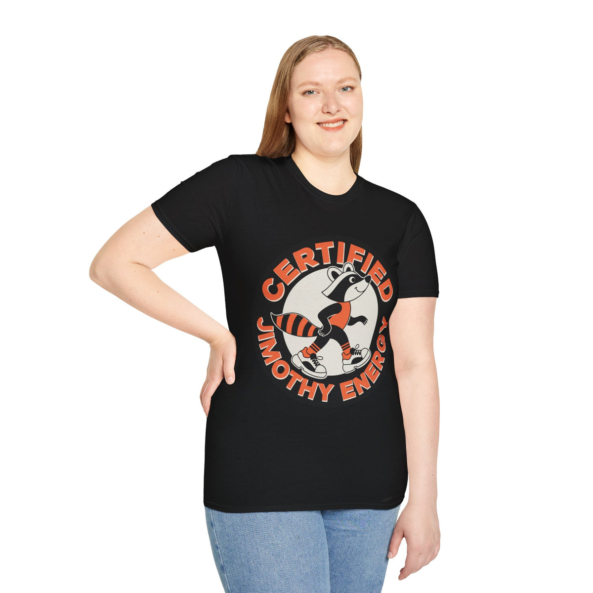 T-Shirt — "Certified Smoothy Energy" Raccoon Graphic Tee - Trending Now - August 2026