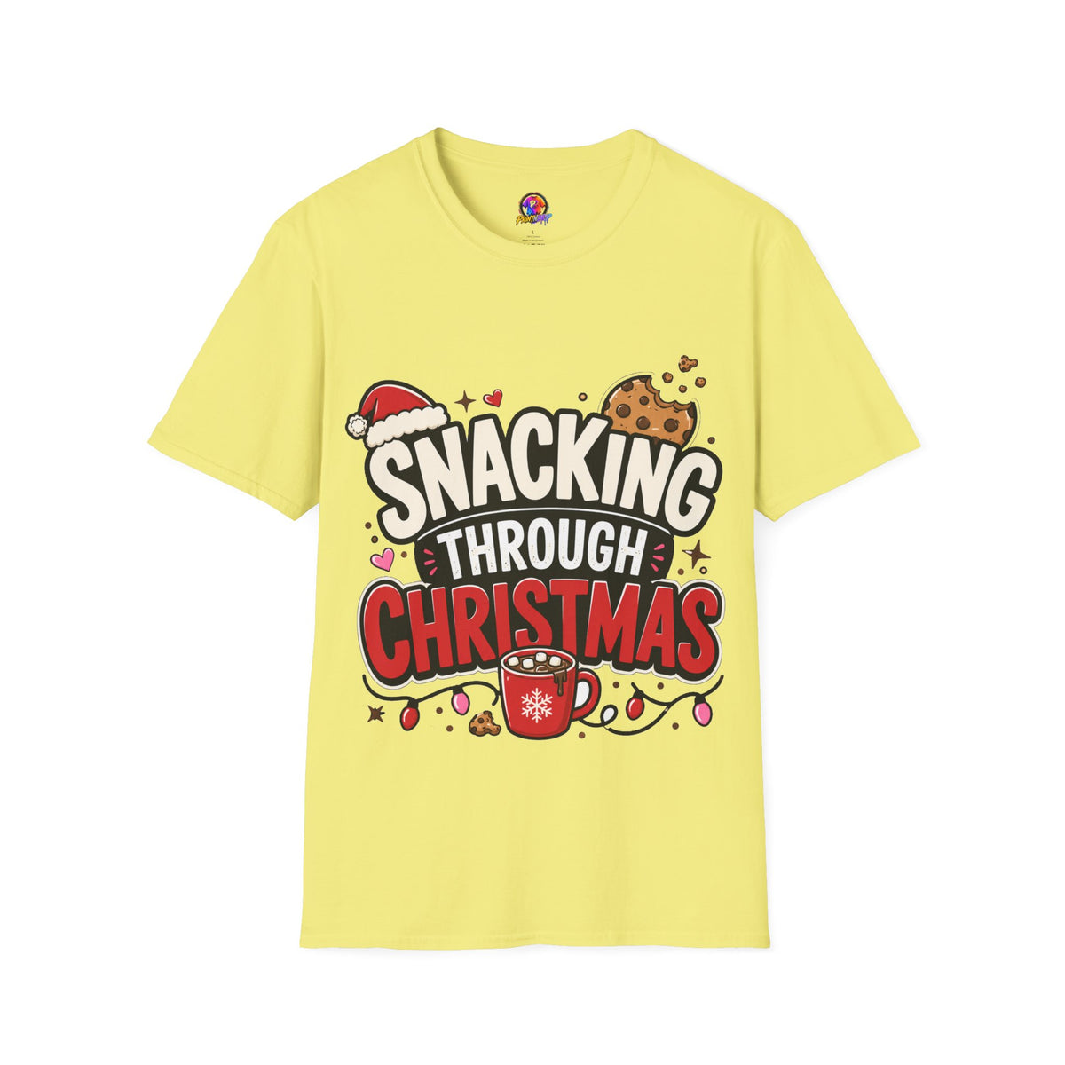 Snacking Through Christmas T-Shirt — Funny Holiday Cookie Tee